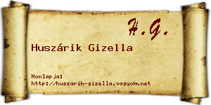 Huszárik Gizella névjegykártya